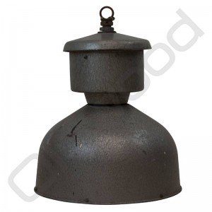 Industriële Franse lamp van zink grijs Industriële Franse lamp van zink grijs