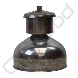 Industriële Franse lamp van zink verchroomd Industriële Franse lamp van zink verchroomd