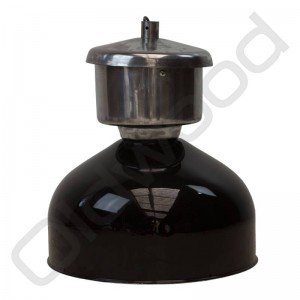 Industriële Franse lamp van zink zwart Industriële Franse lamp van zink zwart