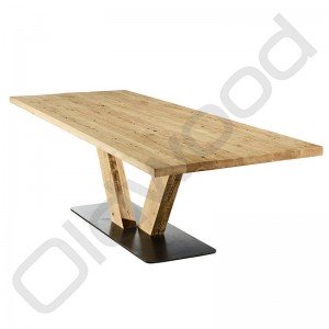 Robuuste tafel - Rome (hout onderstel) Robuuste tafel - Rome (hout onderstel)