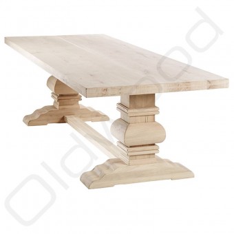 Robuuste houten tafels - Kloostertafel Parijs