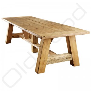 Robuuste tafels - Oud eiken tafel Vienna Robuuste tafels - Oud eiken tafel Vienna