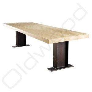 Robuuste houten tafels - Eiken tafel Fjorde